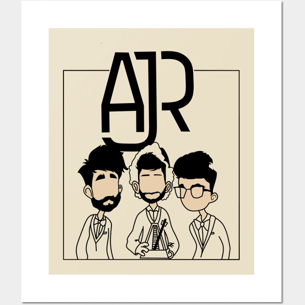 AJR Cartoons Wall Art by mirailecs